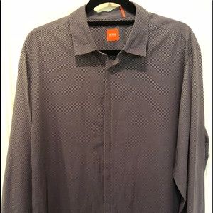 Hugo Boss Men’s Cotton Long Sleeve Dress Shirt